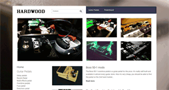 Desktop Screenshot of hardwoodpedals.com